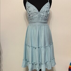 The Sky Blue summer dress by Love Tree is absolutely beautiful.